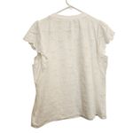 Urban Romantics  White Flutter Sleeves Textured Eyelet Boho Blouse Casual Top XL Photo 1