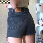 Levi’s Black Denim Shorts Photo 0