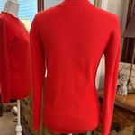 Adrienne Vittadini  Vibrant Red Turtleneck Sweater 86% Cotton Photo 4