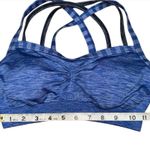 Calia by Carrie Underwood Strappy Sports Bra Blue Gray Padded Size Small Workout Photo 4