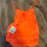 Free People Movement NWT FP Movement Shirr Enough Crop Tank Medium neon coral Photo 3
