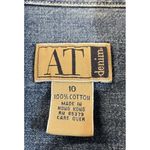 Ann Taylor  Blue Vtg 90s 100% Cotton‎ Denim Short Sleeve Shirt Dress - Size 10 Photo 4