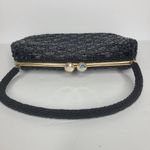 Source Unknown Black Beaded‎ Evening Bag Photo 2