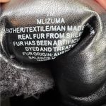 Marc Fisher Leather ML Izumi Combat Boot Real Sheepkin Fur Black Size 7 NWT Photo 9