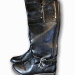 G by Guess  tall Black boots With Buckle women’s Size 6 Photo 0