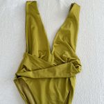 Agua Bendita Ellis Twist Front Plunge One-Piece Swimsuit, BRAND NEW,Large,$180 Photo 4