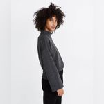 Madewell  Charcoal Gray Bell Sleeve Sweatshirt Photo 2