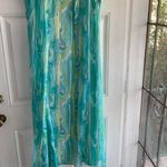 Green marbled cover up cardigan duster size small‎ Photo 1