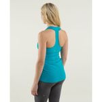 Lululemon Scoop Neck Luon Athletic Tank Top Surge Teal Blue 8 Photo 1