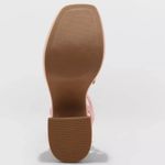 Wild Fable Platform Heel Astro Strappy Pink Metallic shoe New Size 7.5 Photo 3