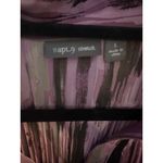 Apt. 9 Y2K  Blouse Purple Stretch Button Up Bratz Doll Hippie Flare Sleeve Large Photo 2