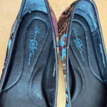 Born Crown Franca Paisley Velvet Pointy Flats Black Size 8 Photo 6