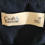 Croft & Barrow Navy Polka Dot Midi Dress Size Medium Preppy Polka Dot Dress Photo 5