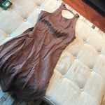 Dissh  Brown Linen Full Length Jumper Size 10 Photo 2