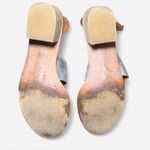 Madewell  Warren Metallic Silver Leather Block Heel Sandal Photo 5