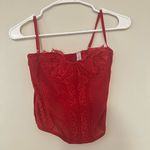 Urban Outfitters  red corset top SOLD OUT IN STORE Photo 1