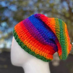 Hemp Leaf‎ Mary Jane Slouchy Hat Fleece Lined Green Photo 6