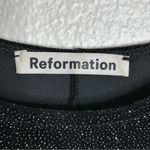 Reformation  sparkle/glitter dress black medium Photo 8
