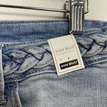 Judy Blue  NWT Denim Jean Shorts Women's 2XL High Rise Medium Light Wash Raw Hem Photo 3
