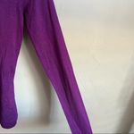 Elie Tahari  Purple Pleated Round Neck Sweater Photo 2