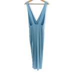 superdown  Erika Deep‎ V Jersey Maxi in Baby Blue M Photo 2