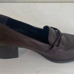 Mootsies Tootsies Sweet Leather Bow Pumps Loafers in brown, size 8M Classic Photo 10