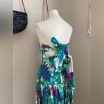 Melissa  Floral Sweetheart Neckline Tie Back, Size 12 Photo 3