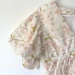 En Saison Callie Mini Dress Floral Puff Sleeve Babydoll Cottagecore Feminine White Photo 4