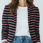 Gap  Neon-stripe ponte academy blazer  size 10T Photo 0