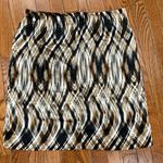 Worthington  Black and Brown Patterned Mini Skirt Photo 5
