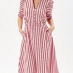 Matilda Jane Heart To Heart Bookworm Striped Maxi Long Dress Sz Small Mommy & Me Photo 14