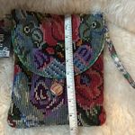Unique Batik Embroidered Floral Crossbody Bag Red Photo 5