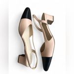 Liz Claiborne NWT  Women’s Black and Tan Slingback Heels Size 9M Photo 4