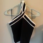 Marshalls White and black high neck tank Photo 0