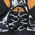 90 Degree by Reflex Size Small Black and White Tie Dye Sports Bra Photo 6