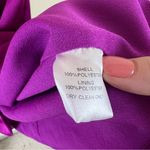 Harlyn Drape Front Dress Magenta Pink Fuchsia Size Medium NWT Photo 4