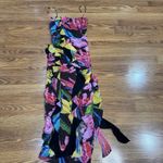 ROCOCO SAND multi floral bodycon Chris Midi Dress small Black Photo 12
