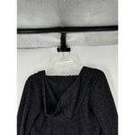 Juicy Couture Cardigan Sweater Hooded Sparkly Glitter Metallic Holiday Cute Sz S Photo 5