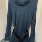 AB Studio  WOMEN SWEATER TEAL SIZE Medium  Cozy Holiday Photo 0