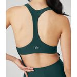Alo Yoga Alo Airlift Fly Dress Midnight Green Open Back Cut-Out Padded Sports Skort Mini Photo 3