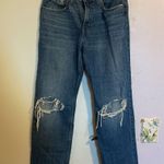 Levi's Levi’s Wide Leg Low Loose Jeans Straight Distressed Blue 32 Photo 0