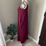 Lulus  Maxi Boho Dress Maroon Sz S/M Photo 4