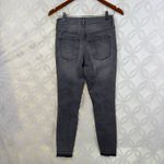 Mossimo High Rise Power Stretch Black Wash Raw Hem Jeggings Size 26 Photo 2