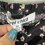 Mimi Chica Floral Cut Out Cottage Boho Bohemian Mini Dress Size 3X NEW with Tags Photo 4