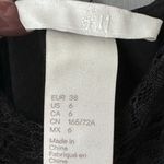 H&M  Black Velvet Jumper‎ Lace V-Neck Pockets Straight Leg Whimsigoth Sz 6 NWT Photo 11