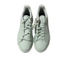 Adidas  Size 7.5 Casual Lace Up Padded Heel Advantage Sneakers Mint Green Photo 4