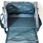 Vintage Floral Roses Skyway Retro Travel Carryon Luggage Bag Handles‎ Canvas Photo 4