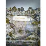 Zimmermann Super Eight Blouse Top Ruffle Blue Meadow size 2 Medium Photo 1