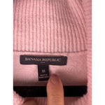 Banana Republic  Pink Cowl Neck Sweater M | Soft Knit Long Sleeve Pullover Photo 4