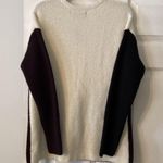 Apt. 9  brand new sweater size M it’s white black and purple color it’s very cute Photo 5